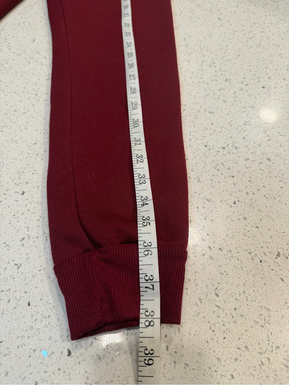 Kids/Teen Vlone Burgundy Jogger Sweatpants with Side Logo - Picture 7 of 8